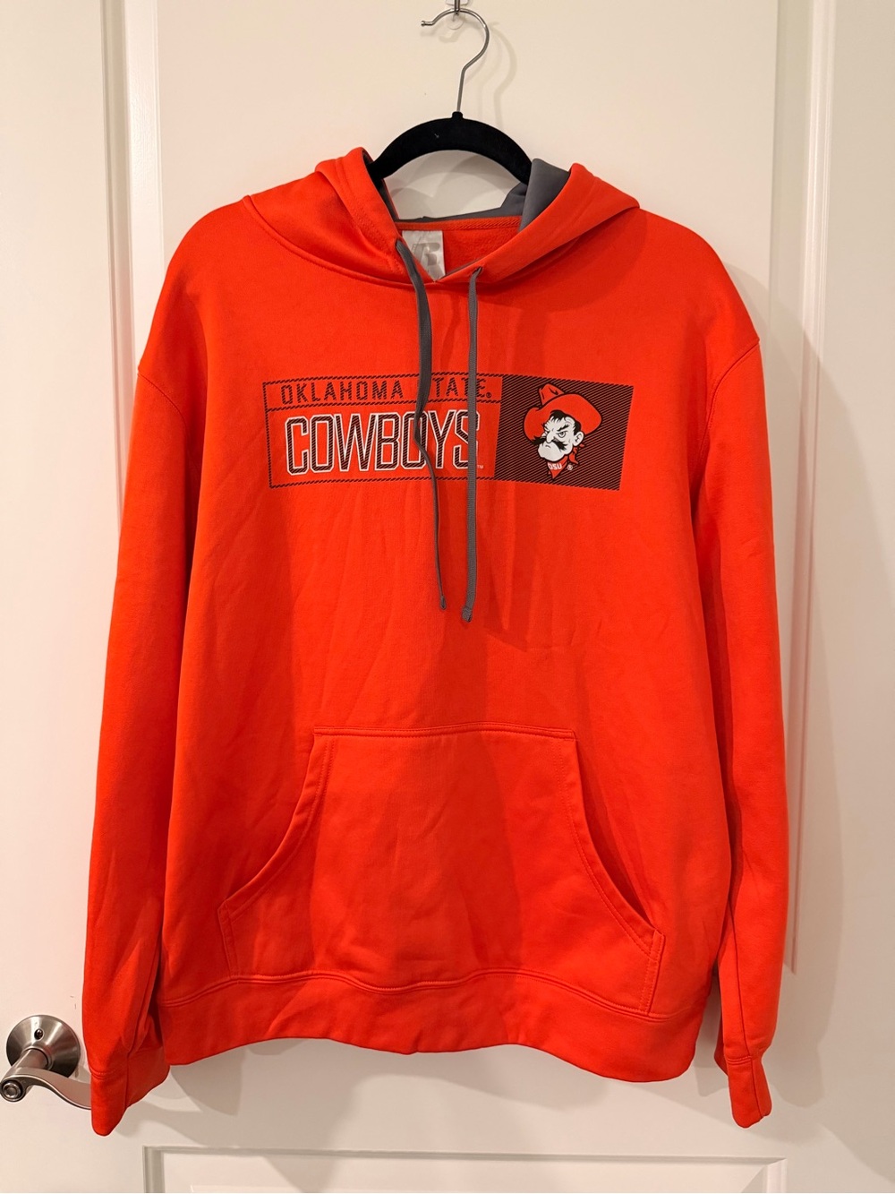 Russell Athletic Oklahoma State Cowboys OSU Hoodie Orange Men’s M Oversized